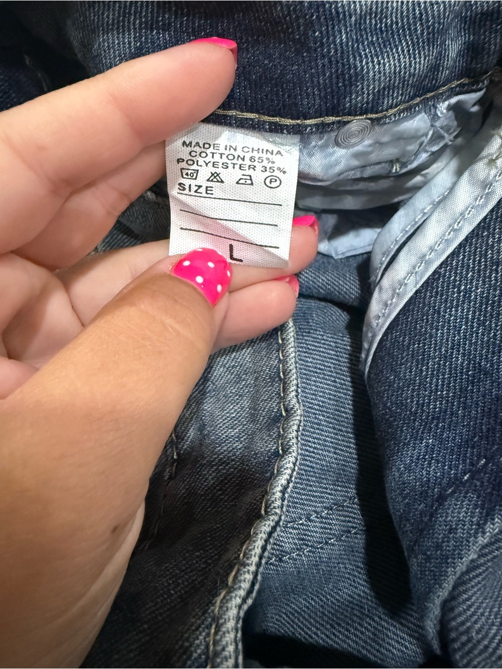 NEW Women's Wide Leg Blue Denim Jeans - Picture 5 of 5